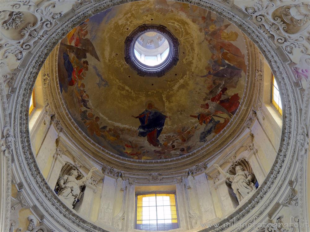 Milan (Italy) - Interior of the doom of the Church of Santa Maria alla Porta